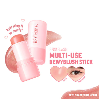 PINKFLASH Dewy Blush Stick - Pk01 Grapefruit Heart