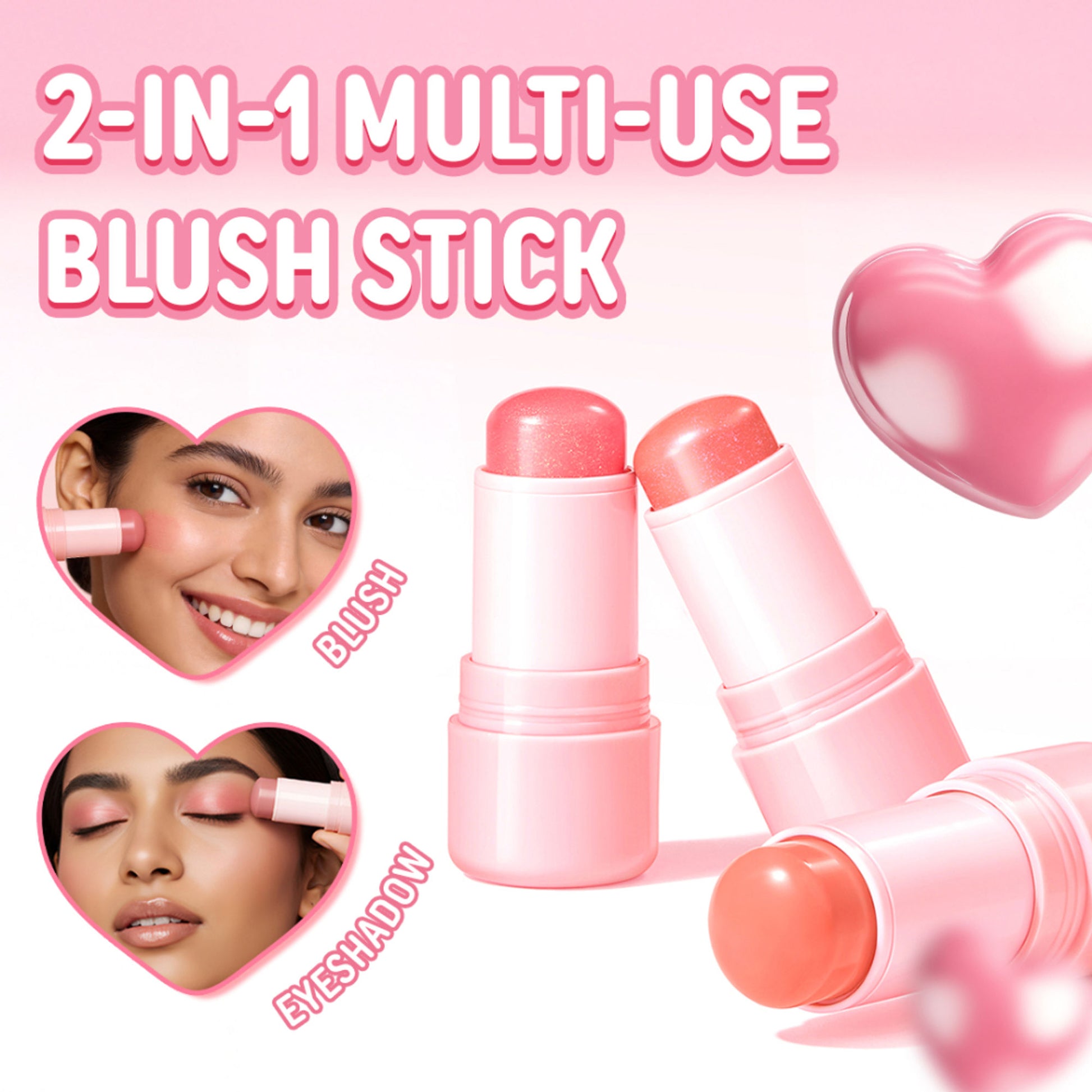 PINKFLASH Dewy Blush Stick - Pk01 Grapefruit Heart - Distacart