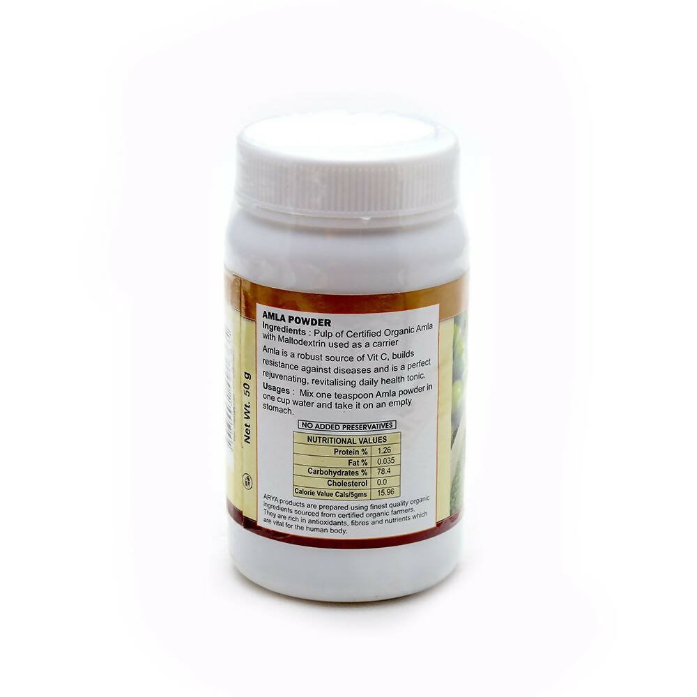 Arya Farm Organic Amla Powder - Distacart