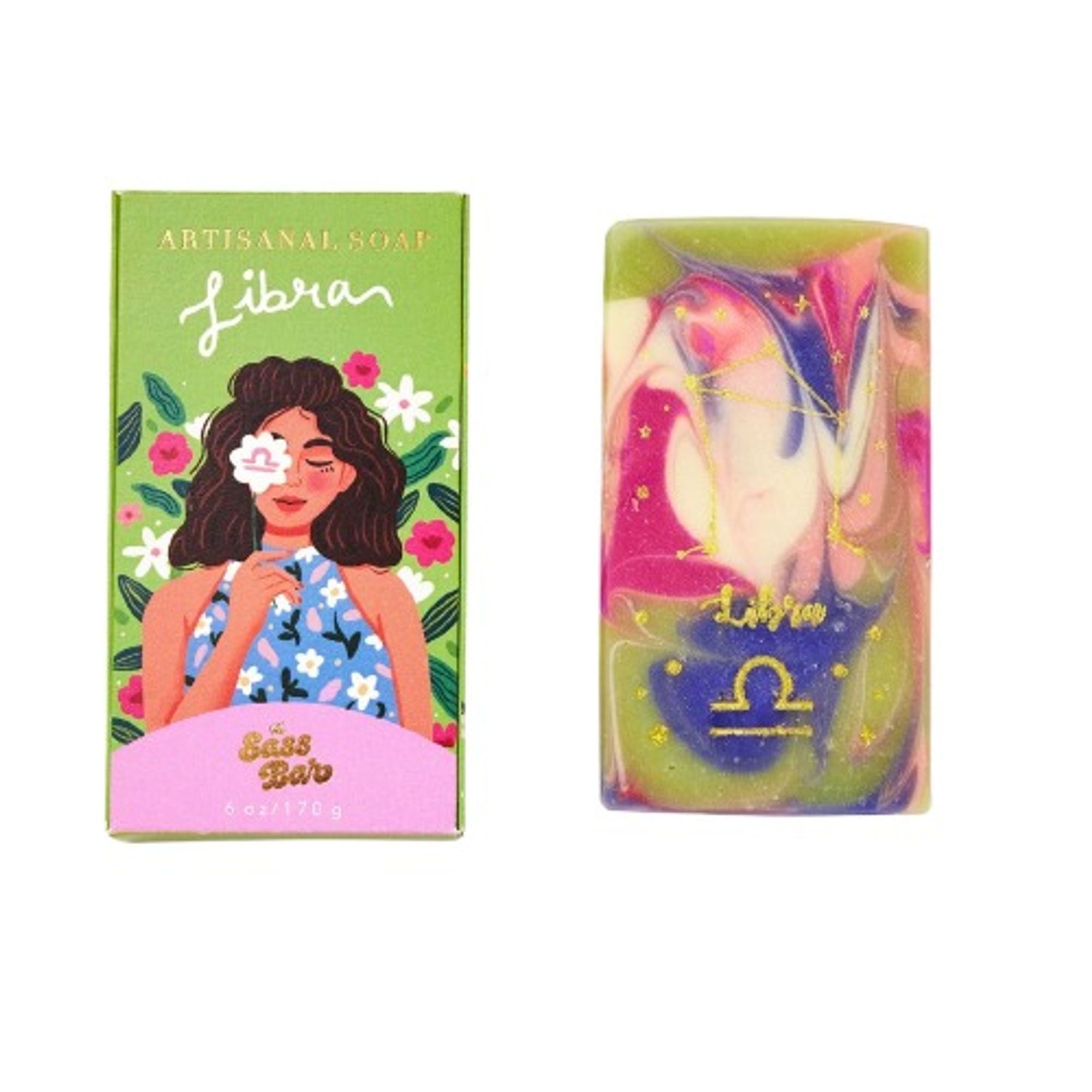 The Sass Bar Libra Star Sign Soap