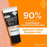 Thumbnail for The Derma Co 1% Hyaluronic Tinted Sunscreen SPF 60 Gel PA++++ - Dista
