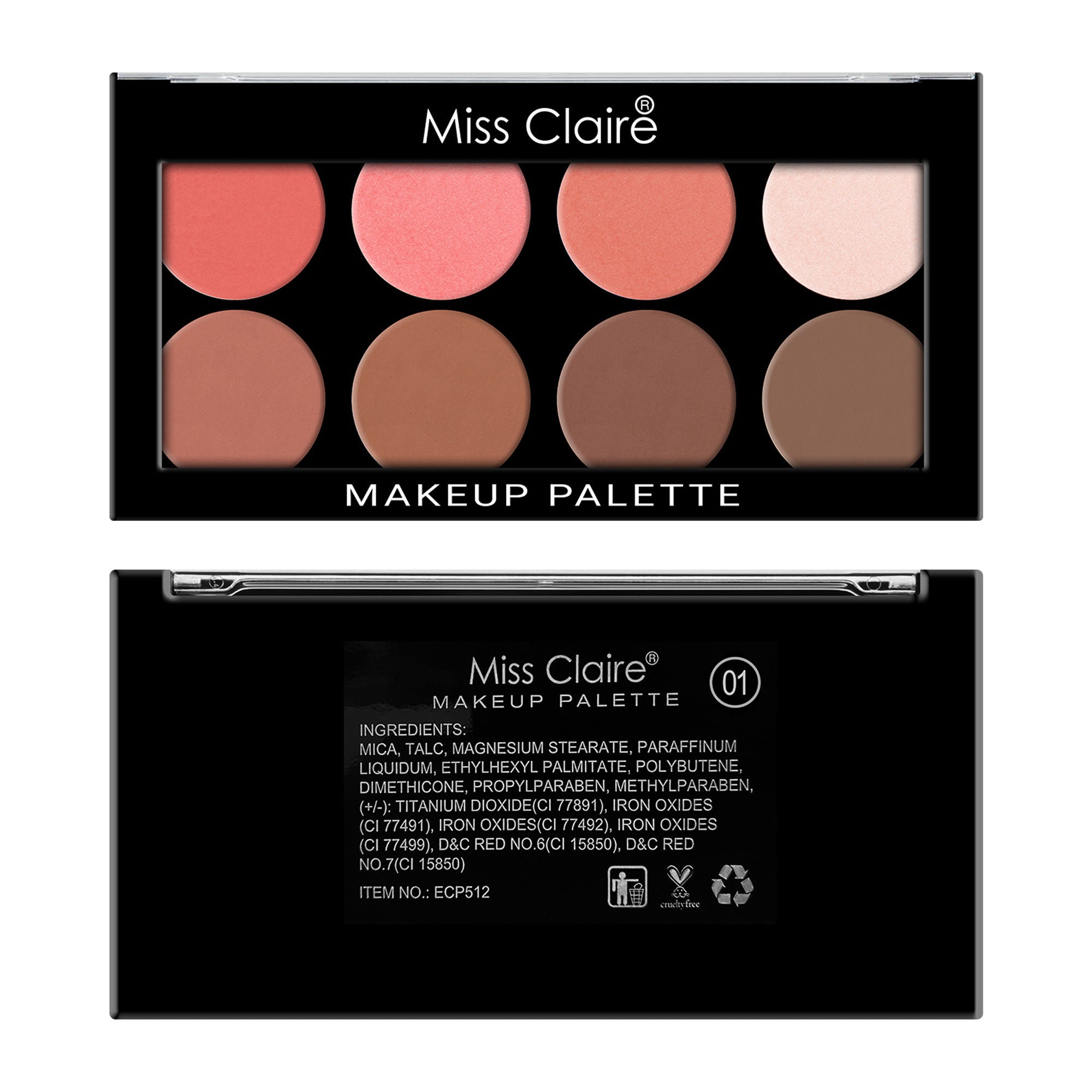 Miss Claire Makeup Palette - 1