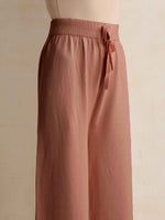 Thumbnail for trueBrowns Peach Woollen Flared Pants