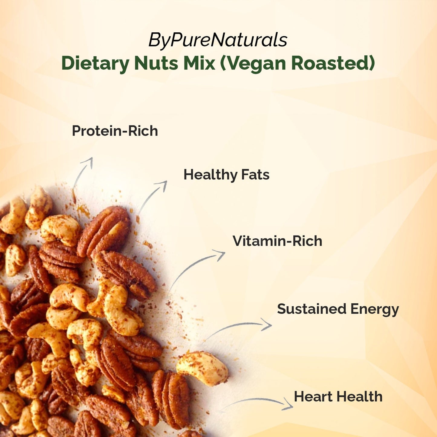 byPureNaturals Dietary Nuts Mix Vegan Roasted - Dista