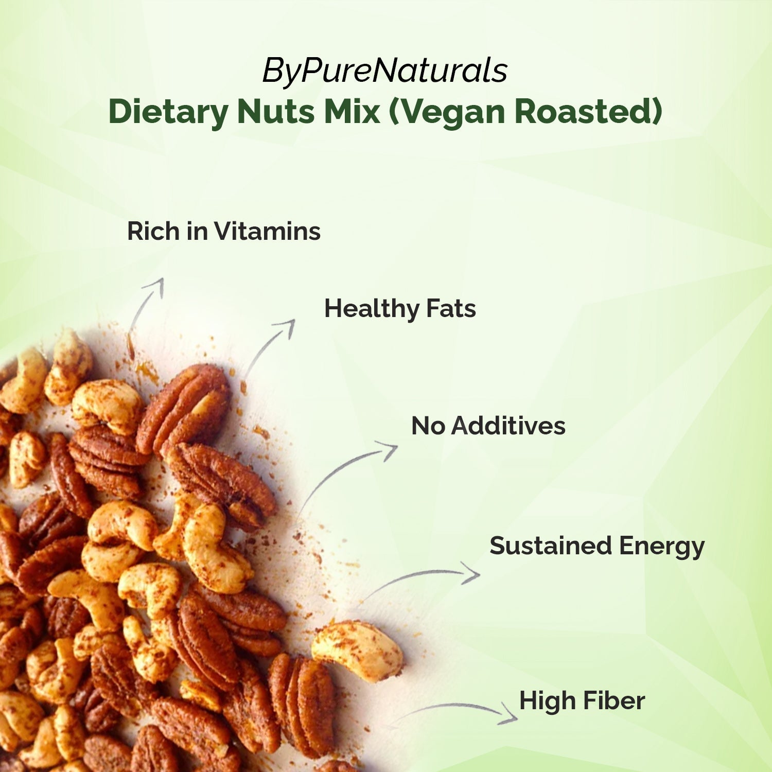byPureNaturals Dietary Nuts Mix Vegan Roasted - Dista