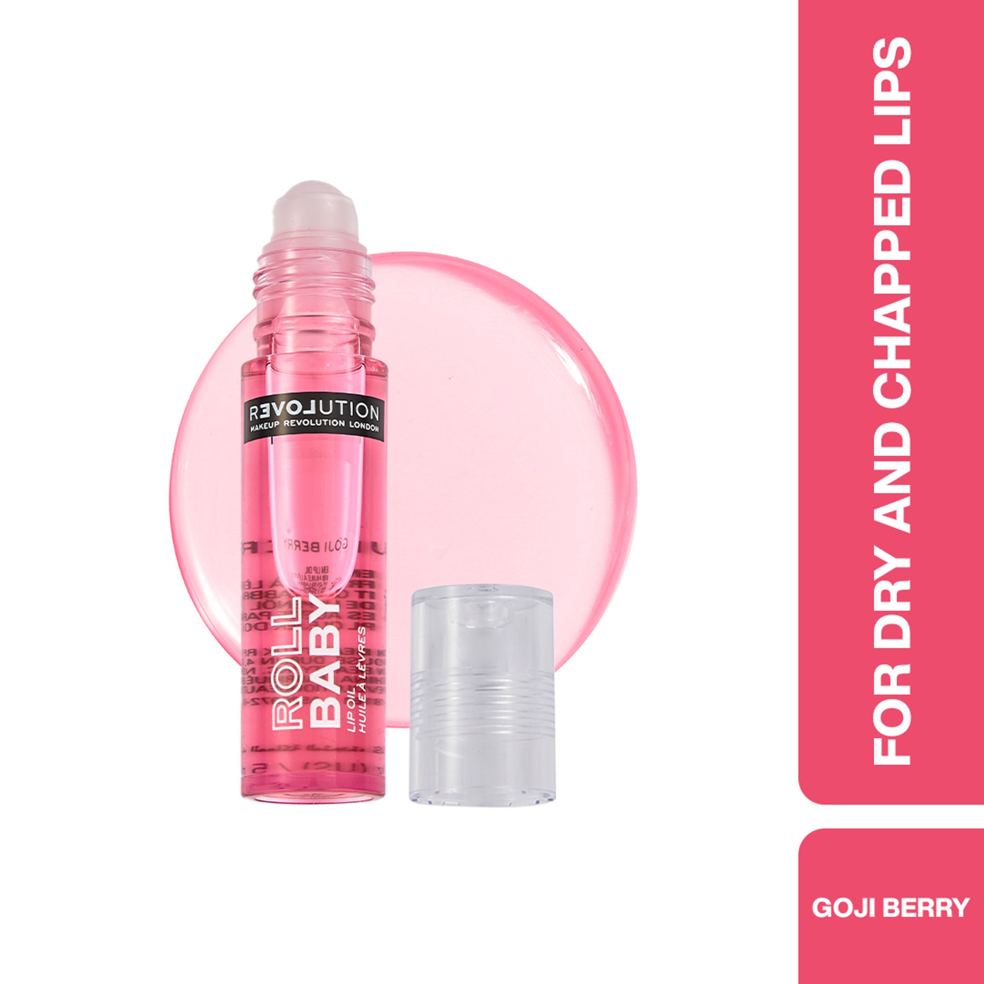Revolution Relove Roll Baby Lip Oil Papaya - Goji Berry