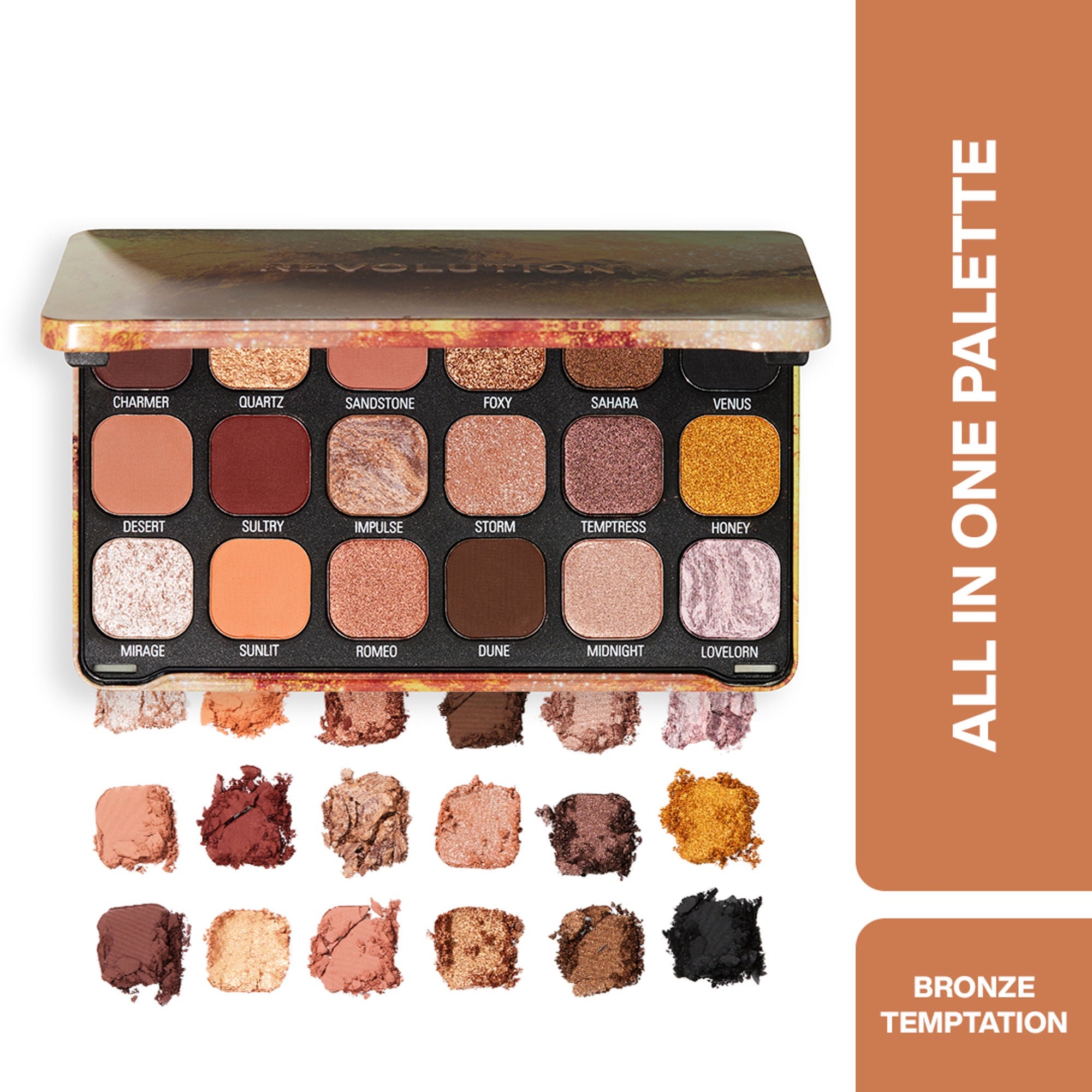 Makeup Revolution Forever Flawless Palette - Bronze Temptation