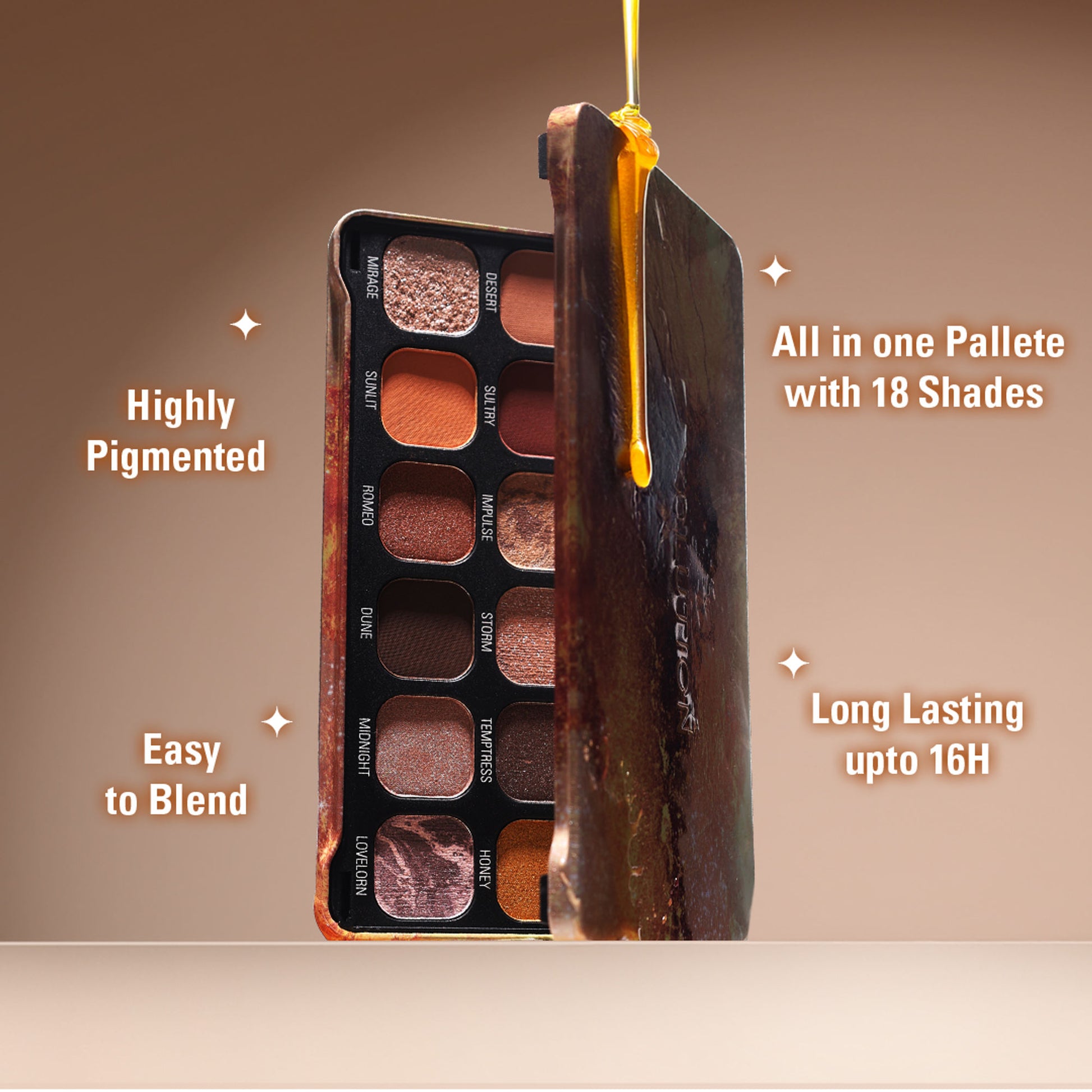 Makeup Revolution Forever Flawless Palette - Bronze Temptation - Distacart