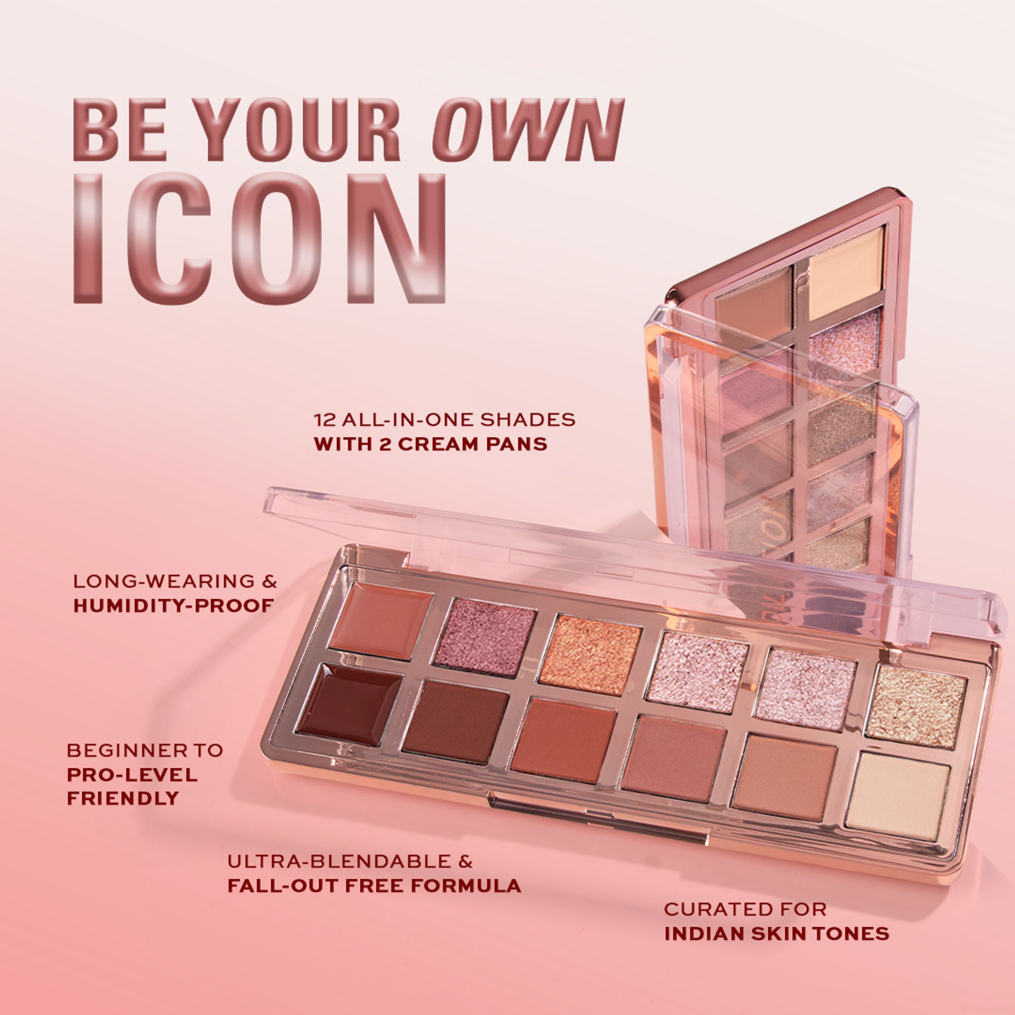Makeup Revolution Eyeshadow Palette - True Icon Bronze