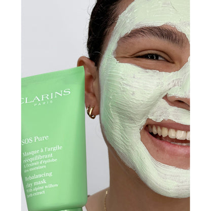Clarins SOS Pure Rebalancing Clay Mask - Distacart