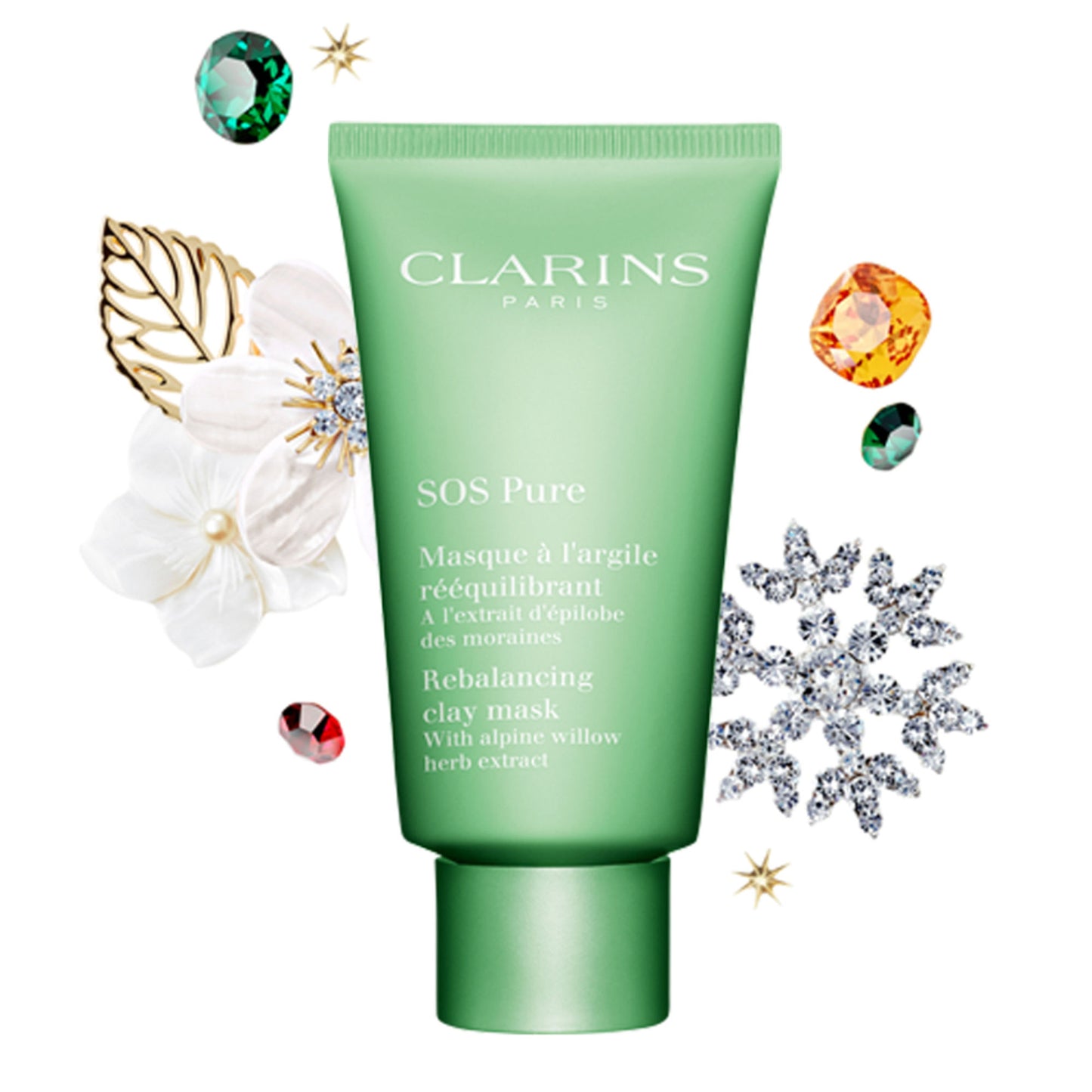 Clarins SOS Pure Rebalancing Clay Mask - Distacart