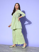 Thumbnail for Ahalyaa Printed Tunic with Palazzos - Distacart