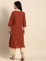 Thumbnail for All About You Women Ethnic Motifs Embroidered Thread Work Kurta - Distacart