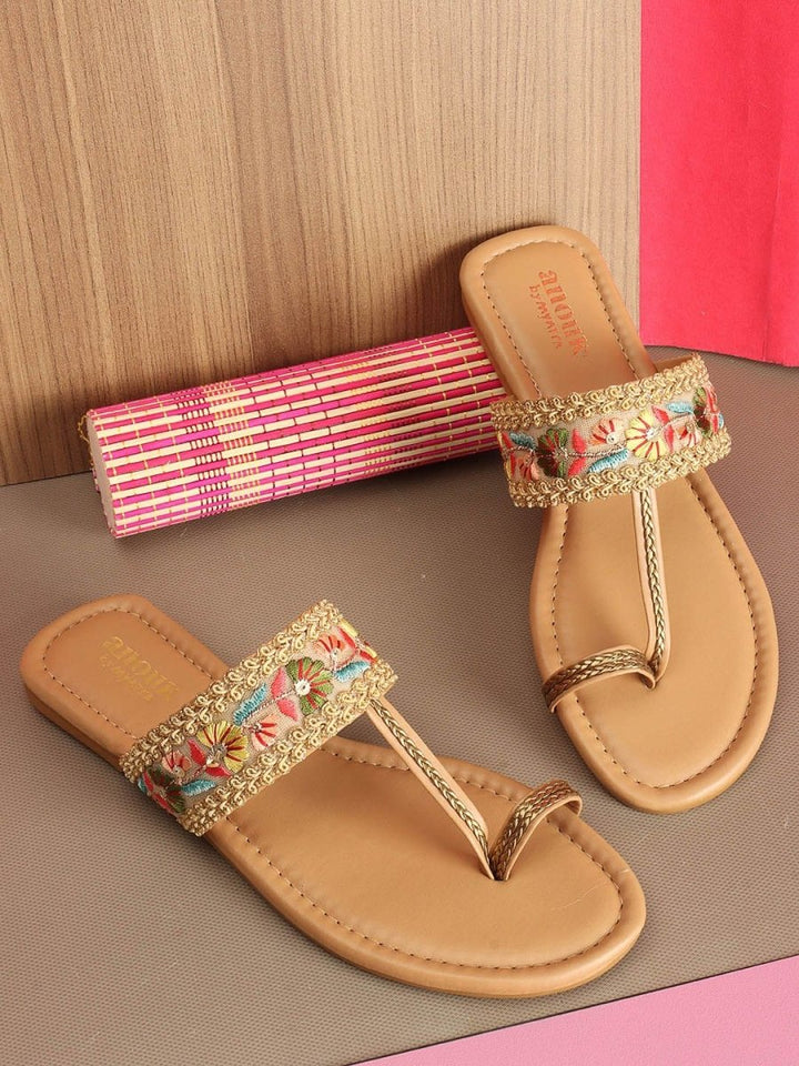 Anouk Footwear Anouk Flats Myntra Anouk One Toe Flats Anouk Women