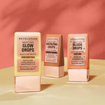 Thumbnail for Makeup Revolution Bright Light Blush Drops Pink Rosie - Distacart