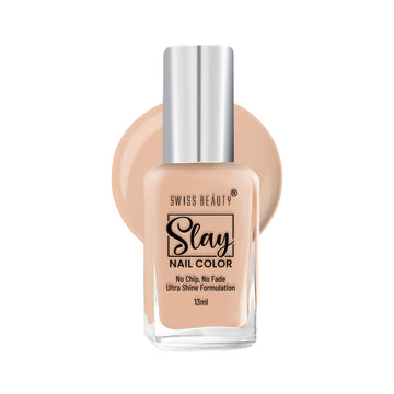 Swiss Beauty Slay Nail Color With Ultra Shine Formulation - 61 Ultra Cream