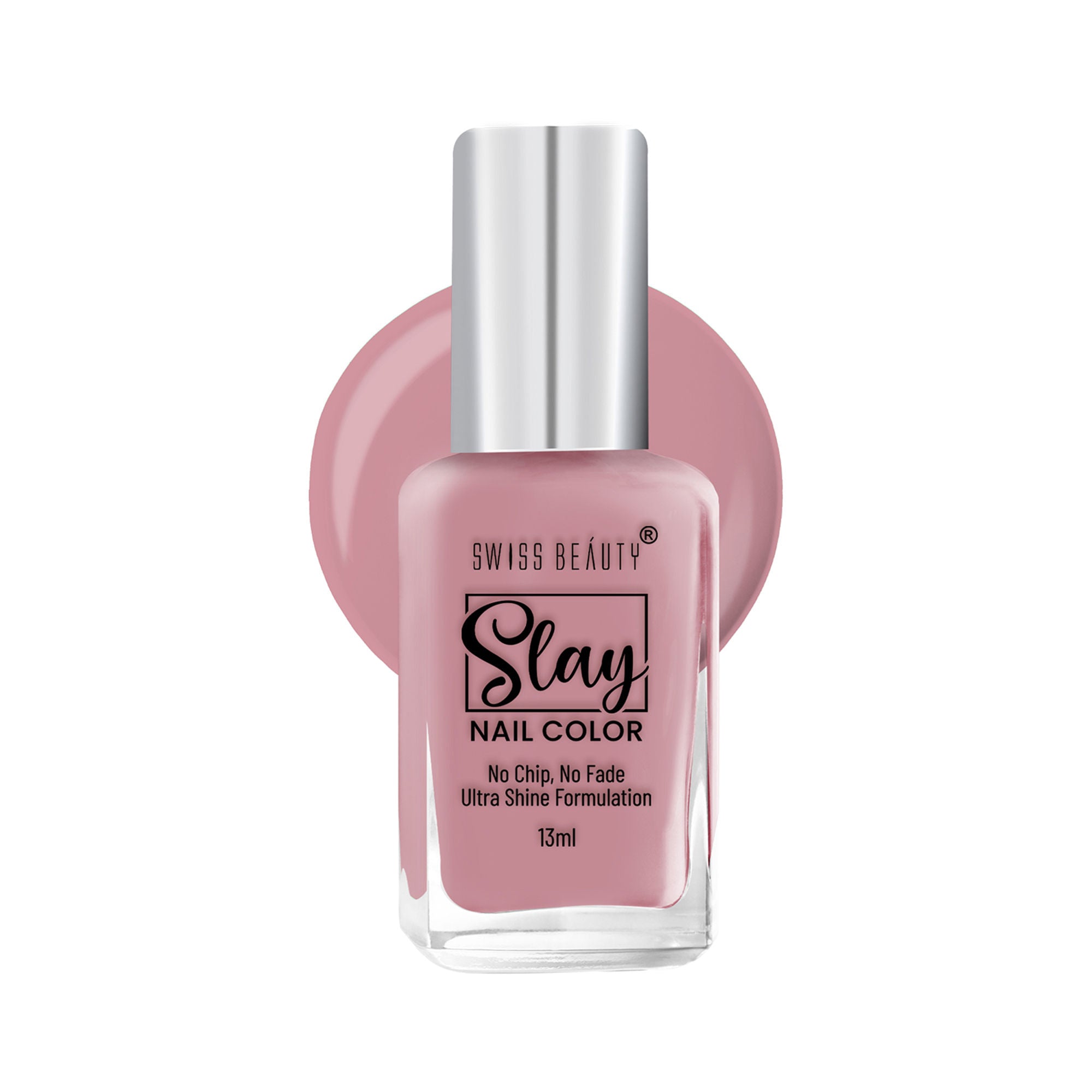 Swiss Beauty Slay Nail Color With Ultra Shine Formulation - 64 Lavender Love