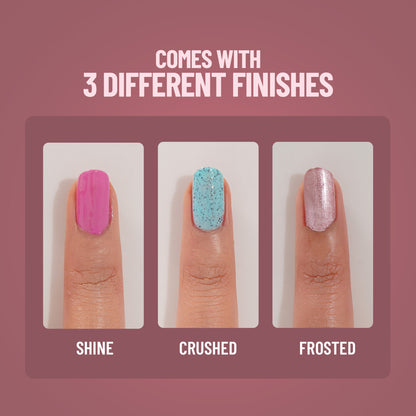 Swiss Beauty Slay Nail Color With Ultra Shine Formulation - 71 Cherry Pink - Distacart