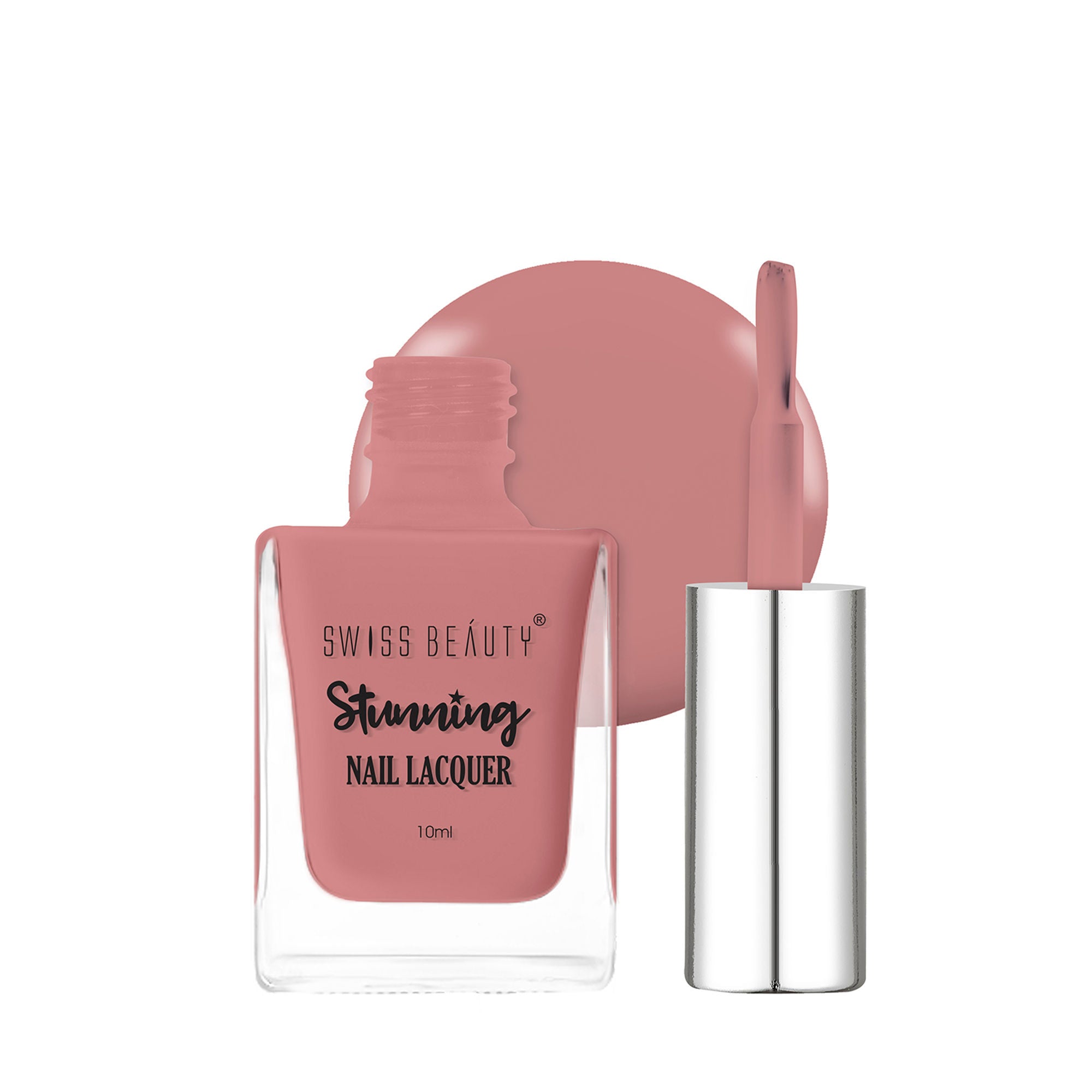 Swiss Beauty Stunning Nail Lacquer - 75 Barefoot Mauve