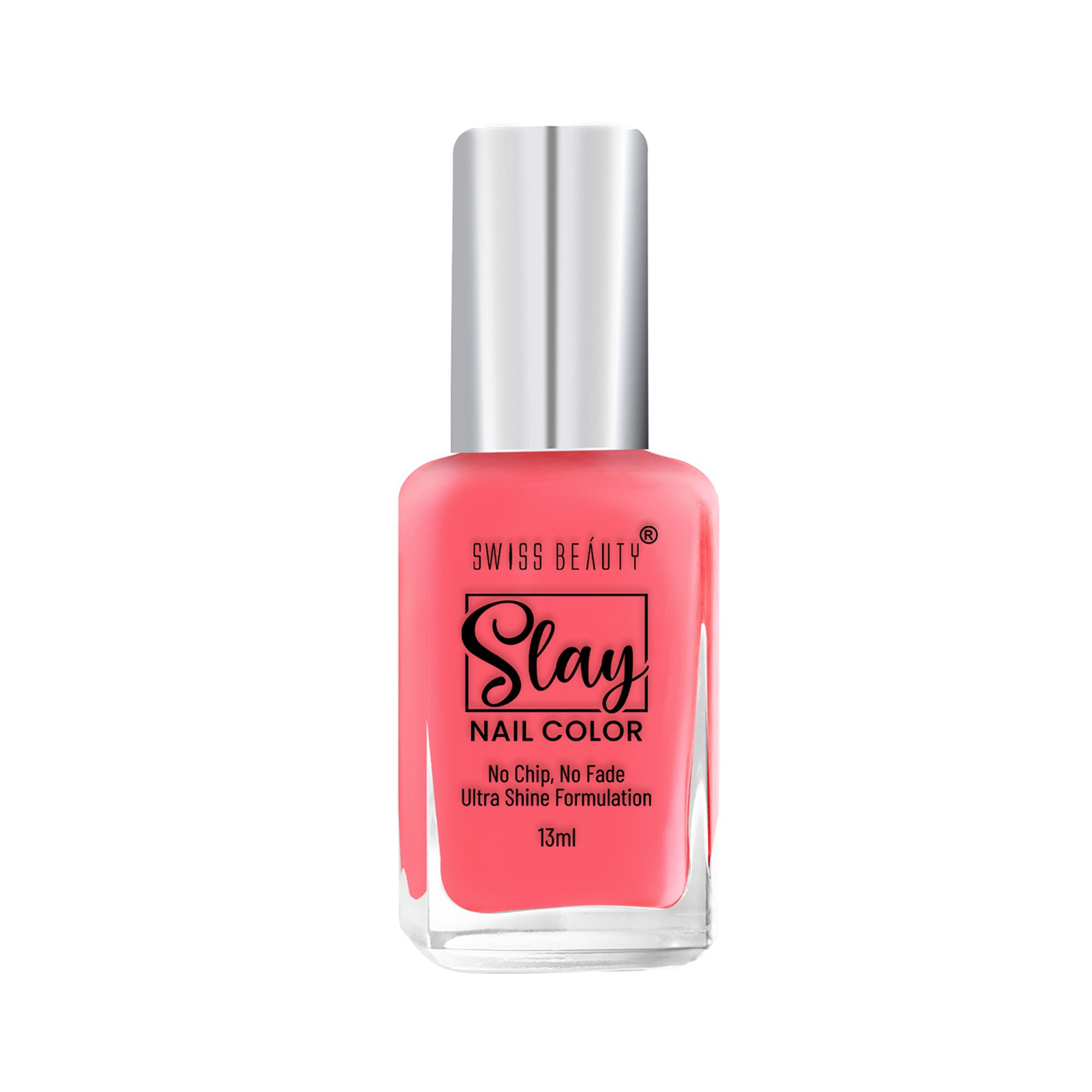 Swiss Beauty Slay Nail Color With Ultra Shine Formulation - 75 Princess Pink - Distacart