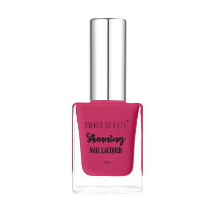 Swiss Beauty Stunning Nail Lacquer - 103 Deep Plum - Distacart