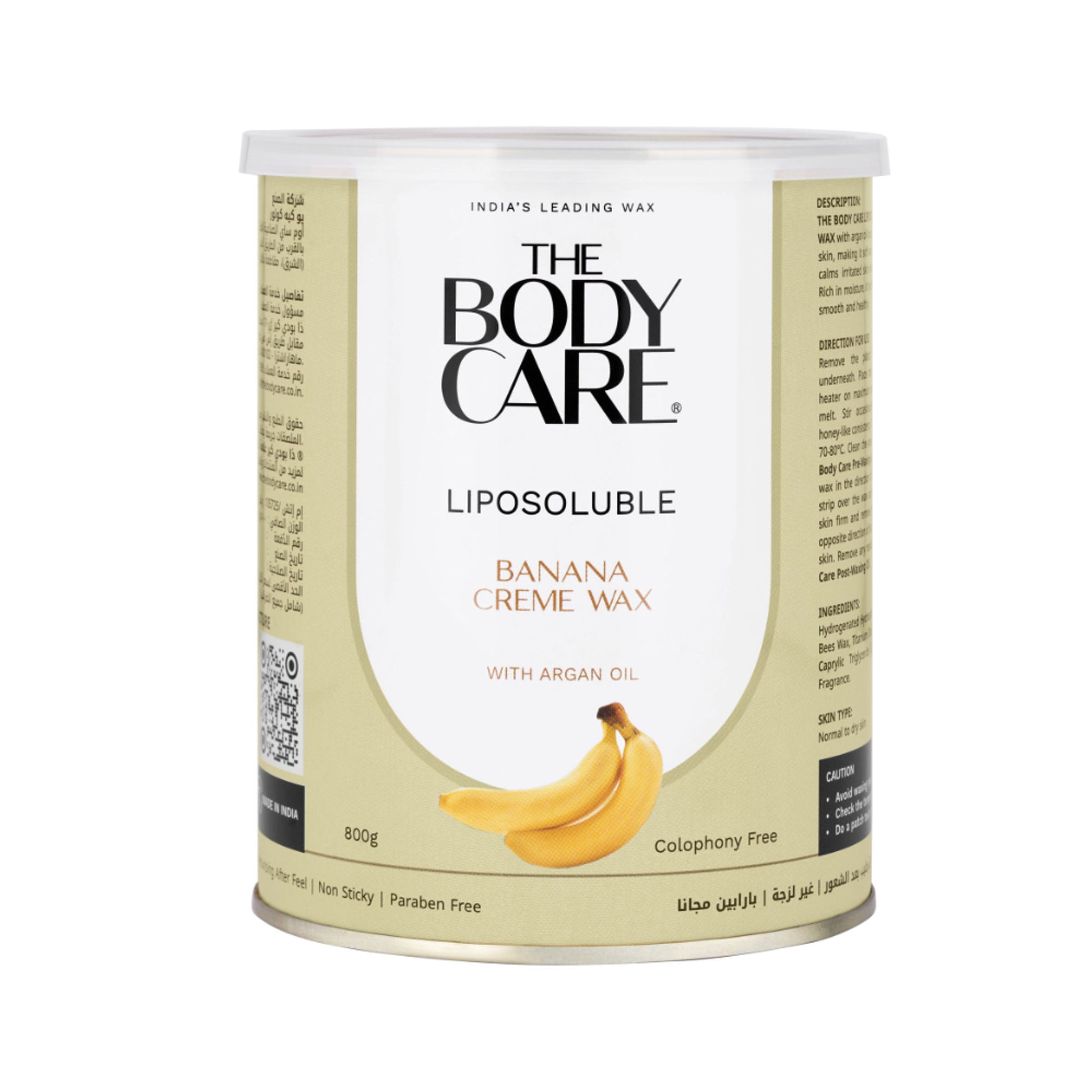 The Body Care Liposoluble Banana Creme Wax