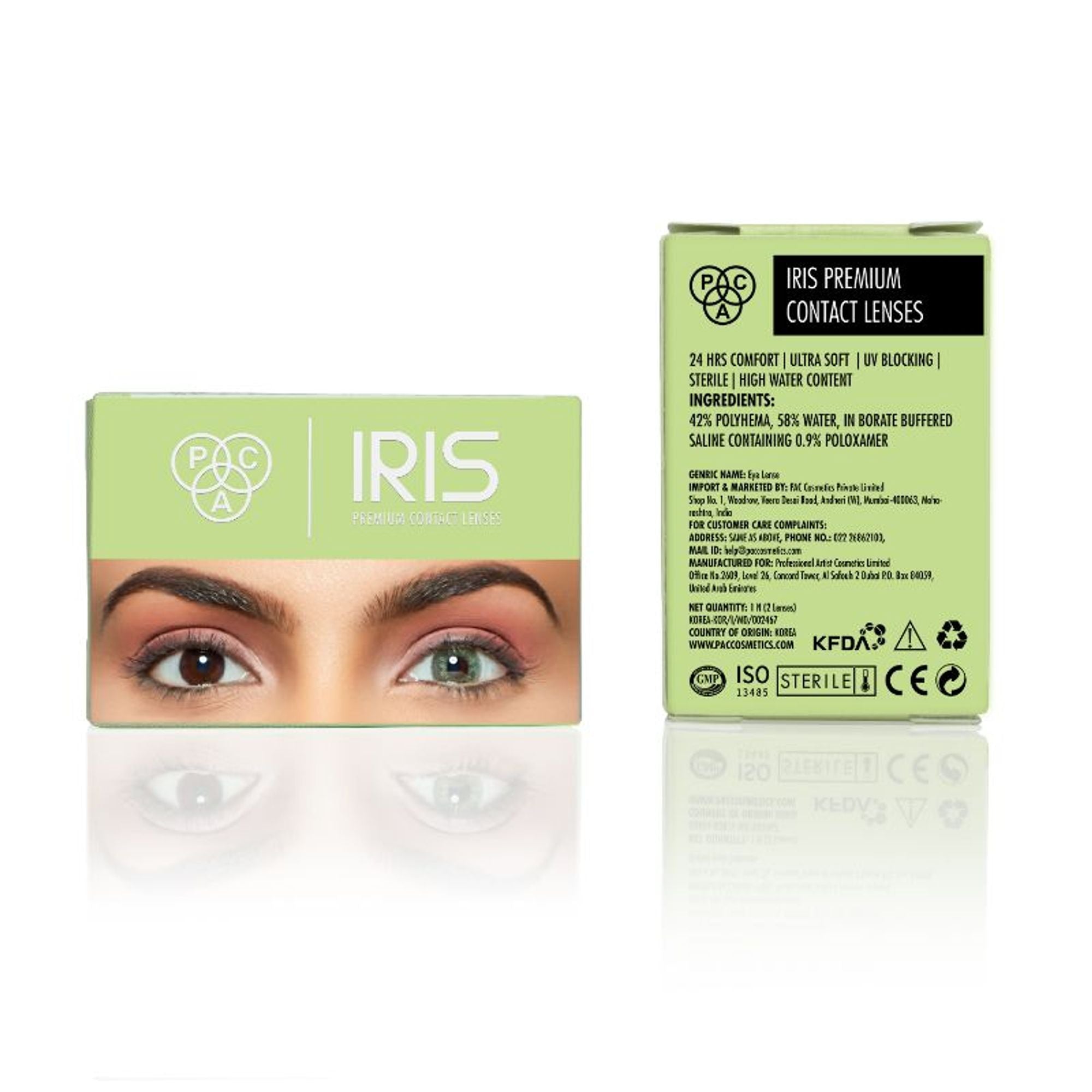 PAC Studio IRIS Premium Contact Lenses - None - Distacart