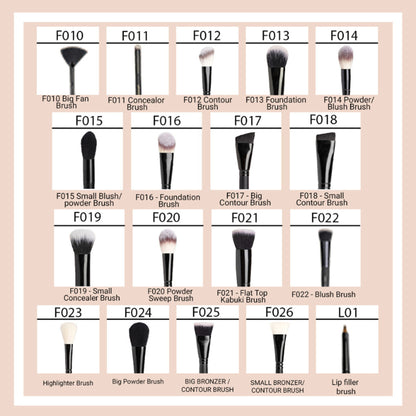 CUFFS N LASHES Fine Angled Brow Brush & Spoolie - E002 - Distacart