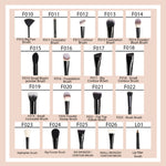 Thumbnail for CUFFS N LASHES Fine Angled Brow Brush & Spoolie - E002 - Distacart