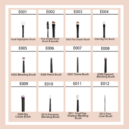 CUFFS N LASHES Fine Angled Brow Brush & Spoolie - E002 - Distacart