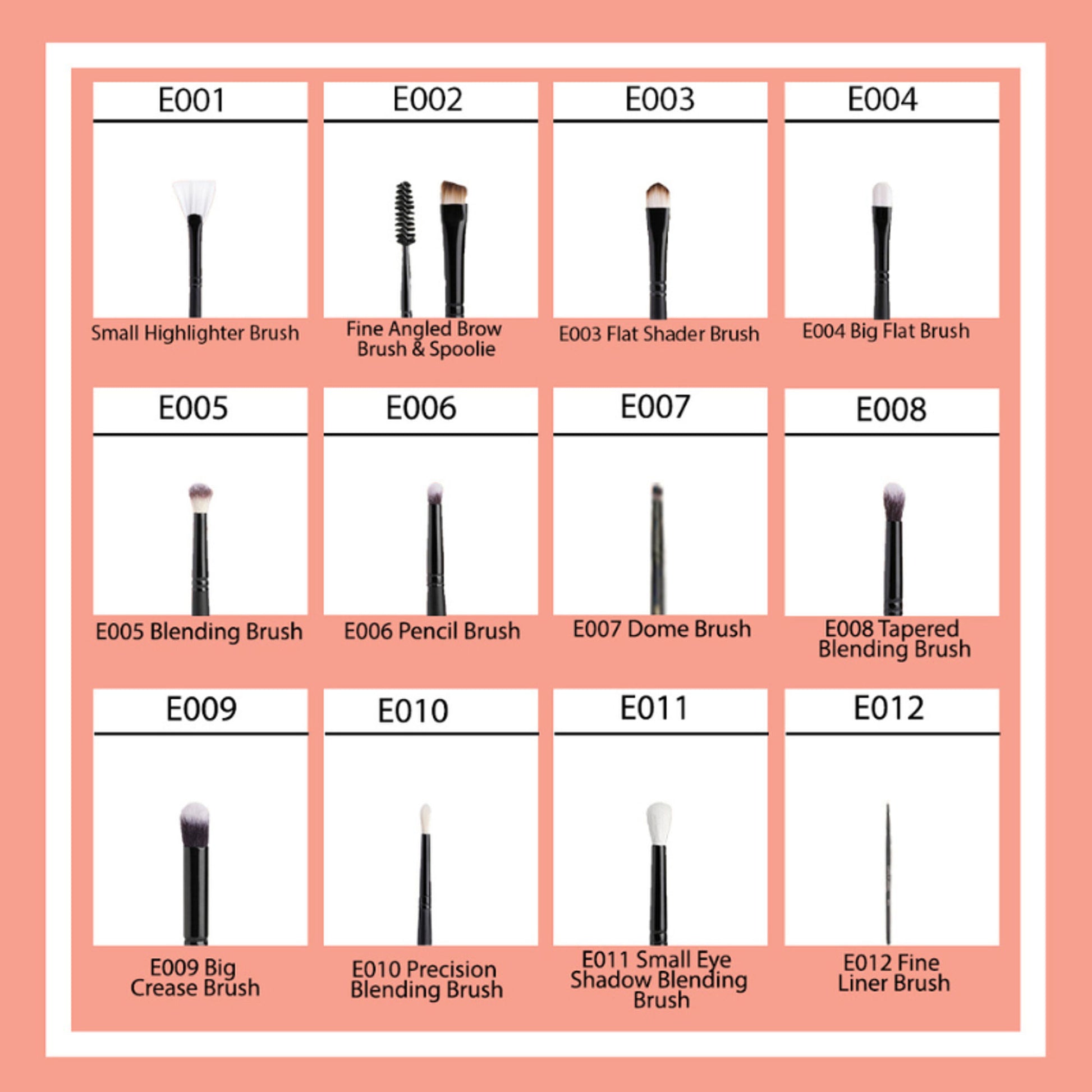 CUFFS N LASHES Eyeshadow Blending Brush - E005 - Distacart
