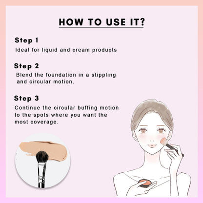 CUFFS N LASHES Eyeshadow Blending Brush - E005 - Distacart