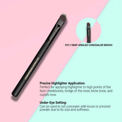 CUFFS N LASHES Deep Angled Concealer Brush - F011 - Distacart