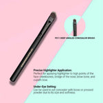 Thumbnail for CUFFS N LASHES Deep Angled Concealer Brush - F011 - Distacart