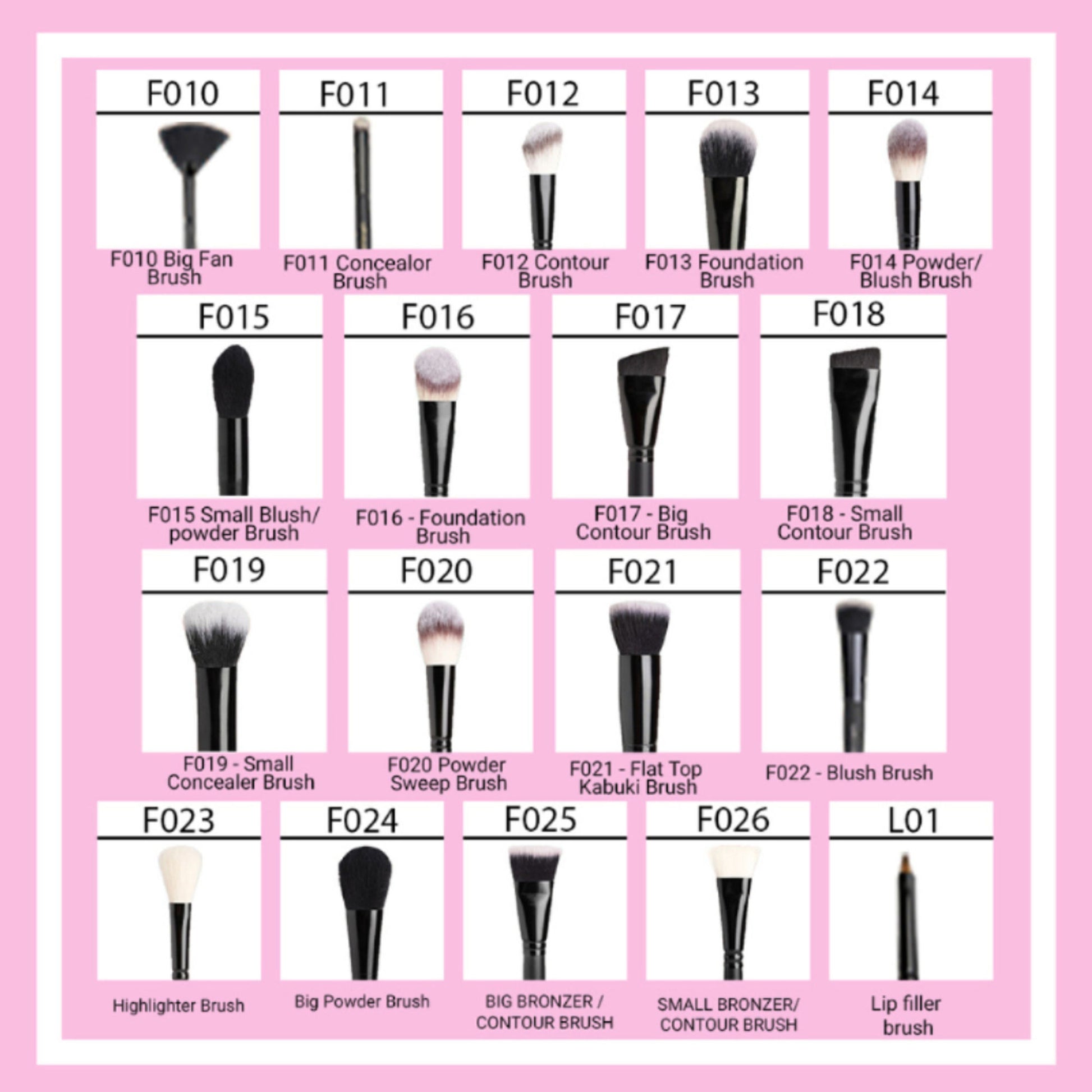 CUFFS N LASHES Deep Angled Concealer Brush - F011 - Distacart