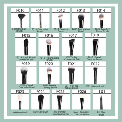 CUFFS N LASHES Big Bronzer Contour Brush - F025 - Distacart