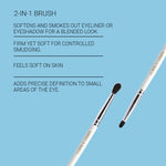 Thumbnail for CUFFS N LASHES Small Smudger & Pencil Dual Brush - 05 - Distacart