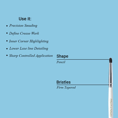 CUFFS N LASHES Small Smudger & Pencil Dual Brush - 05 - Distacart