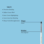 Thumbnail for CUFFS N LASHES Small Smudger & Pencil Dual Brush - 05 - Distacart