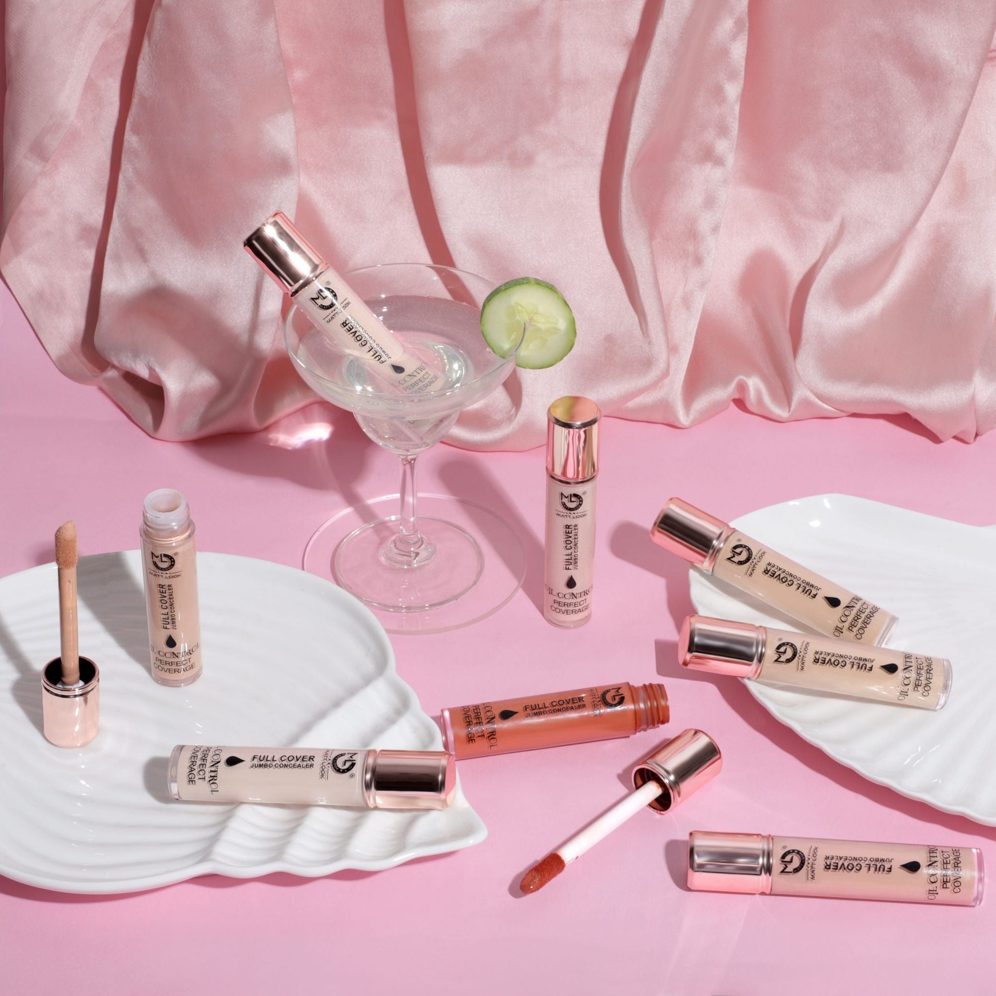 Matt Look Full Cover Jumbo Oil Control Perfect Coverage Concealer - Beige