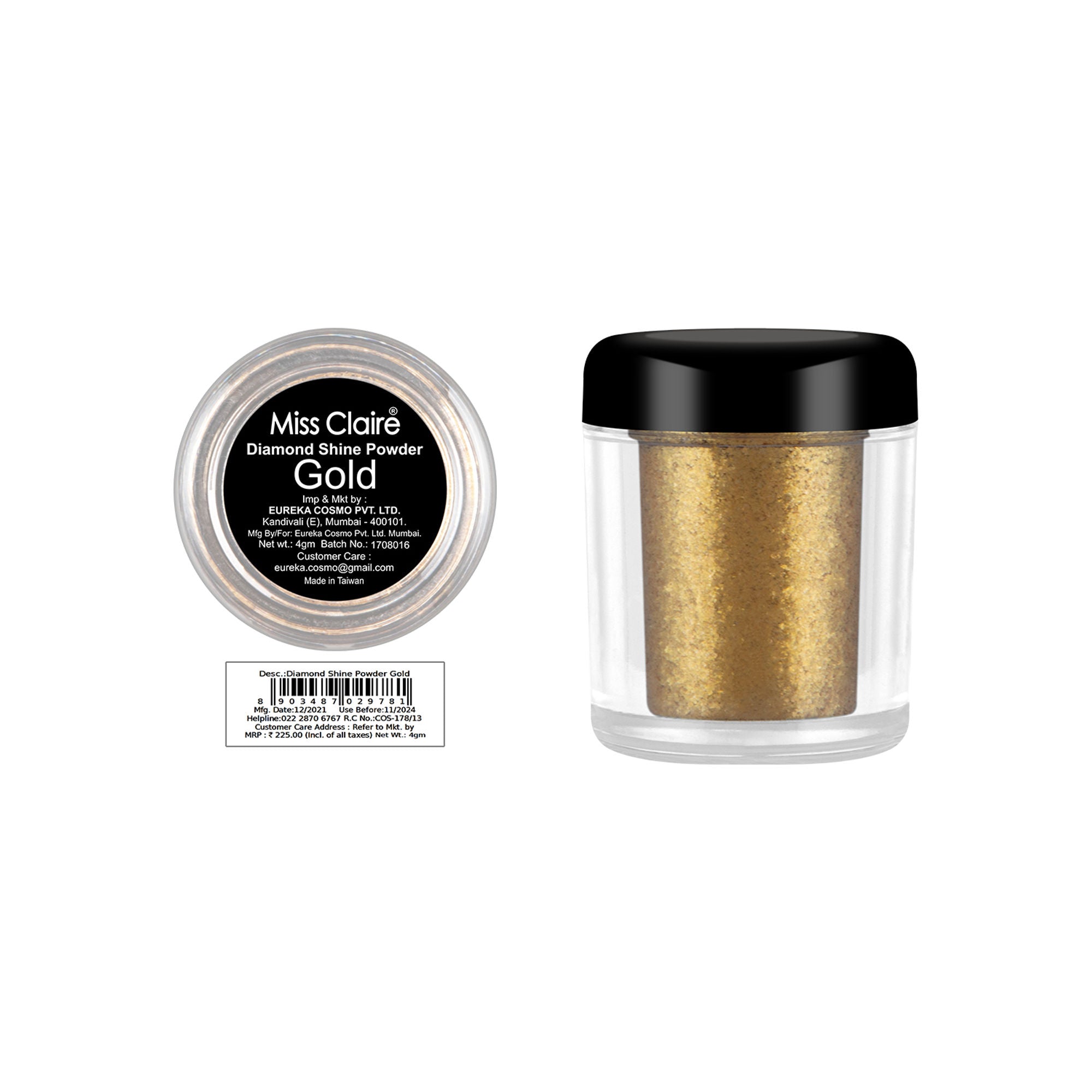 Miss Claire Diamond Shine Powder - Gold
