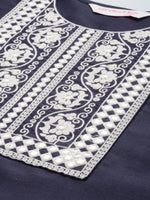 Thumbnail for All About You Women Ethnic Motifs Embroidered Kurta With Trousers & With Dupatta - Distacart