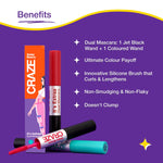 Thumbnail for Swiss Beauty Craze It's Extraa Dual Non Flaky Mascara - 1 Red Flag - Distacart