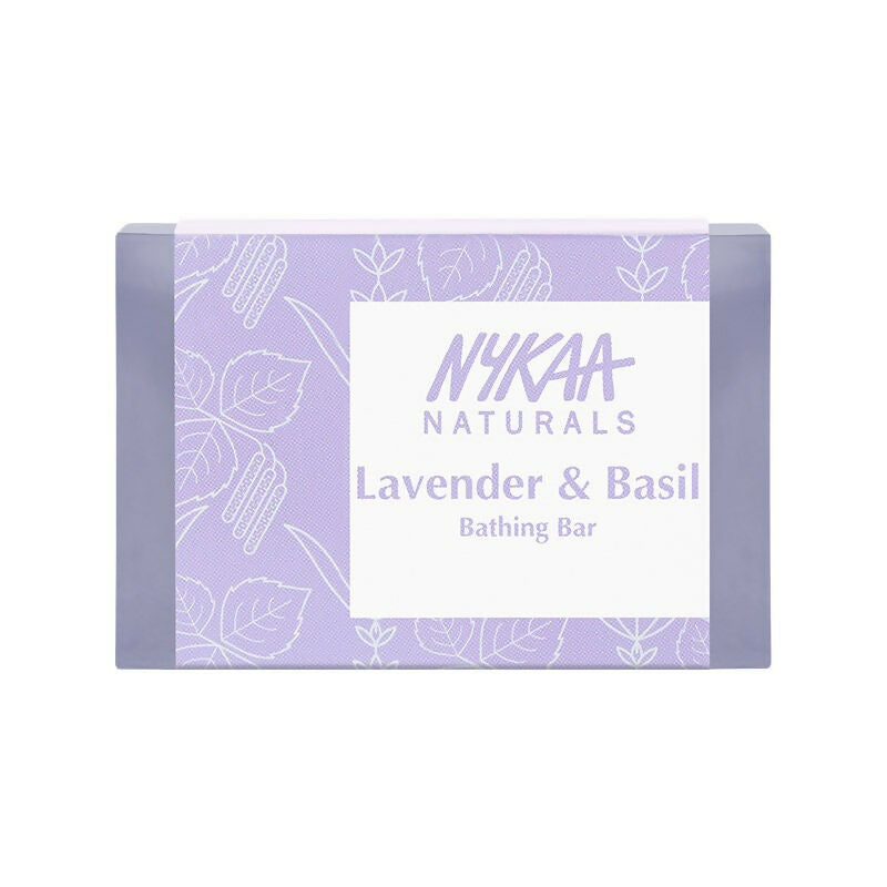 Nykaa Naturals Lavender & Basil Soothing Bathing Soap - Distacart