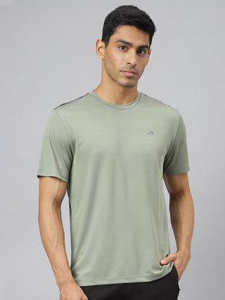 Alcis Men Drytech+ Anti-Static Slim-Fit Round Neck Running T-Shirt - Distacart