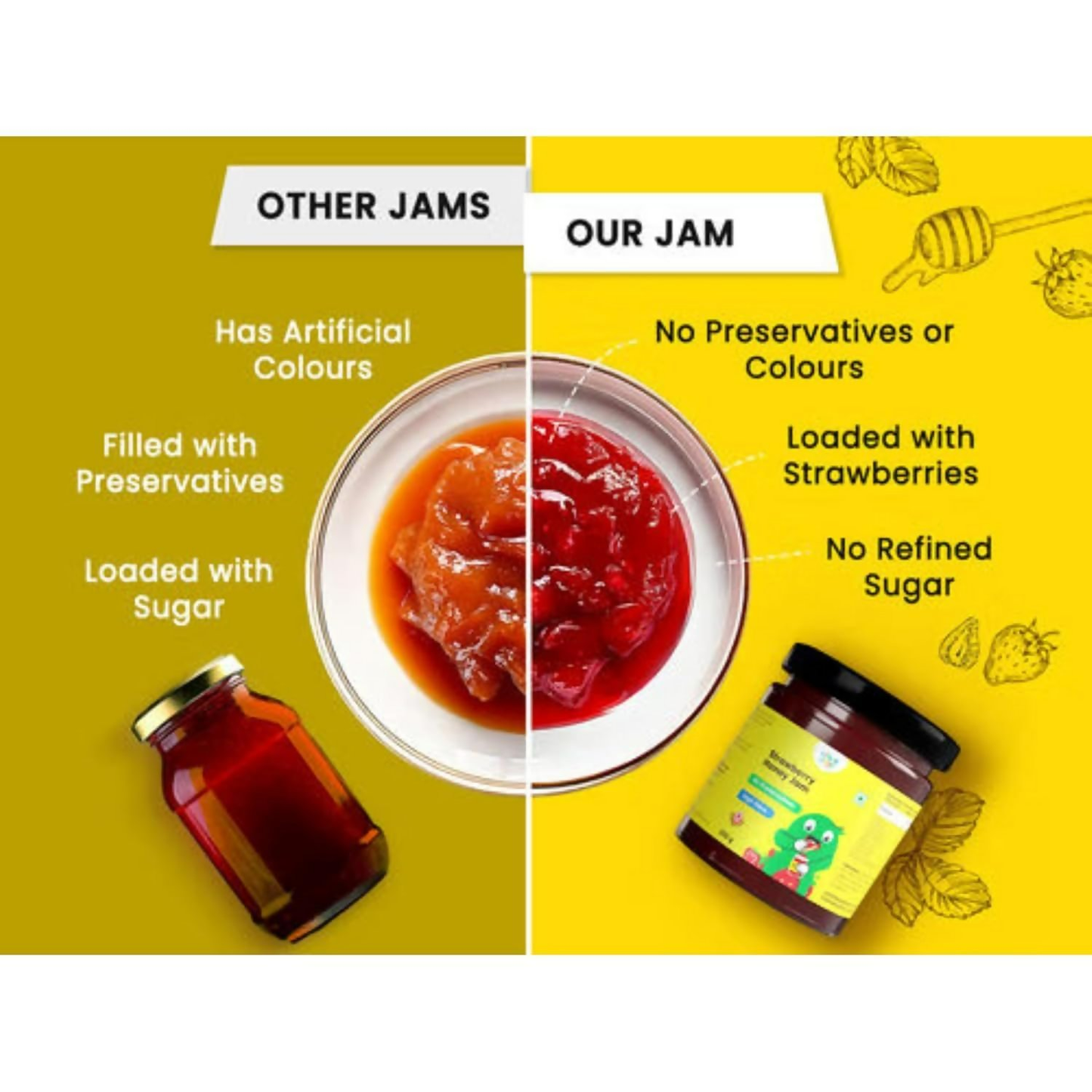 Little Joys Strawberry Honey Jam - Distacart