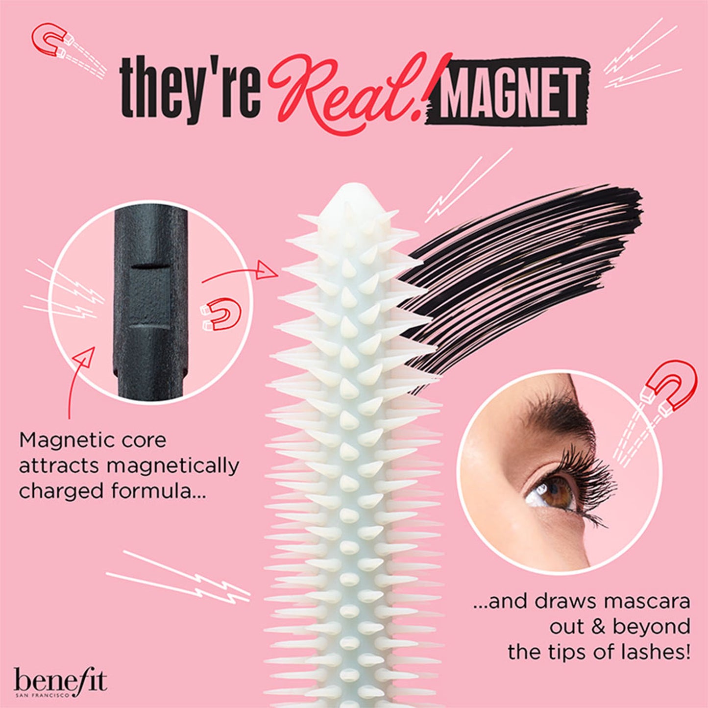 Benefit Cosmetics They'Re Real Magnet Black Mascara - Distacart