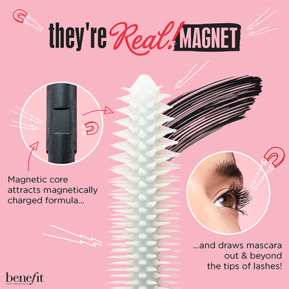 Benefit Cosmetics They'Re Real Magnet Black Mascara - Distacart