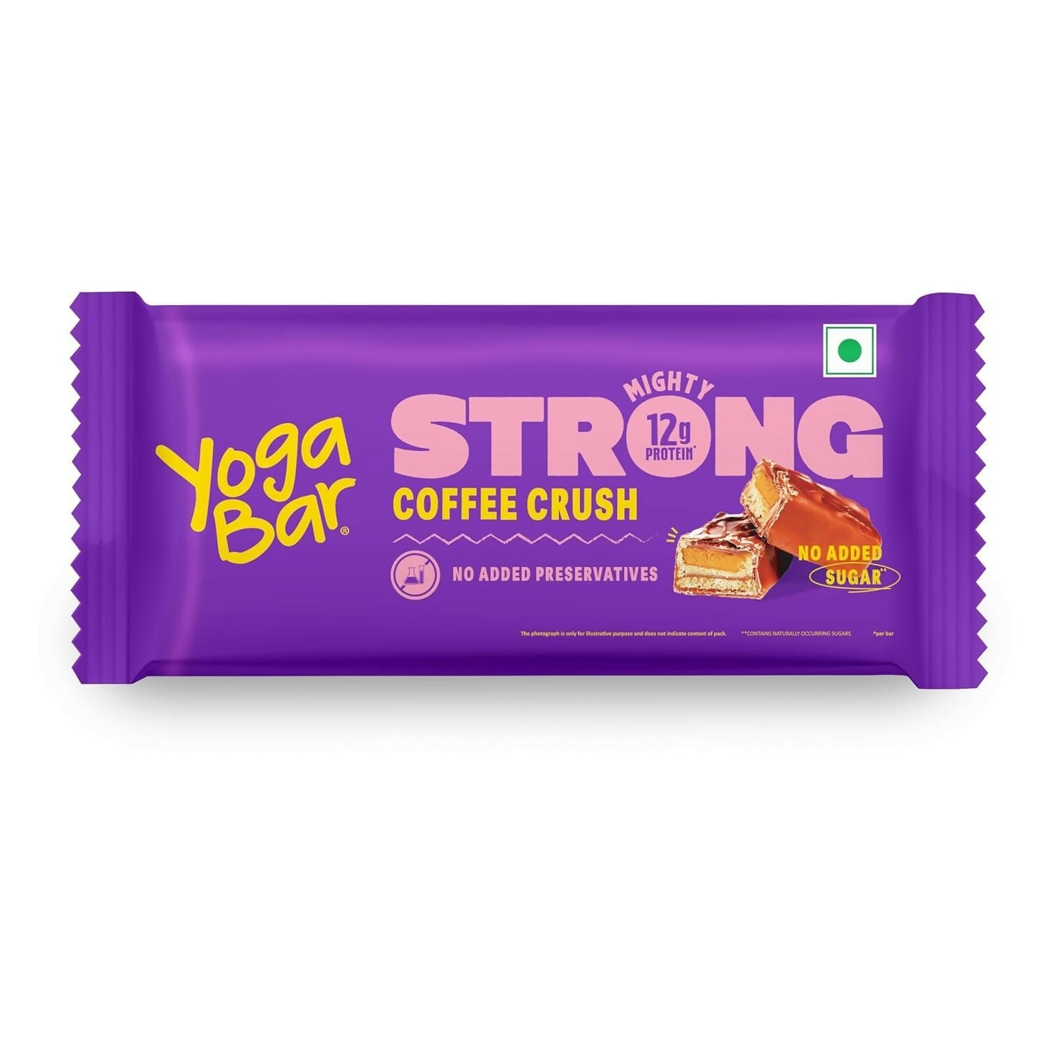 Yoga Bar Strong Coffee Crush Mighty Protein Bar