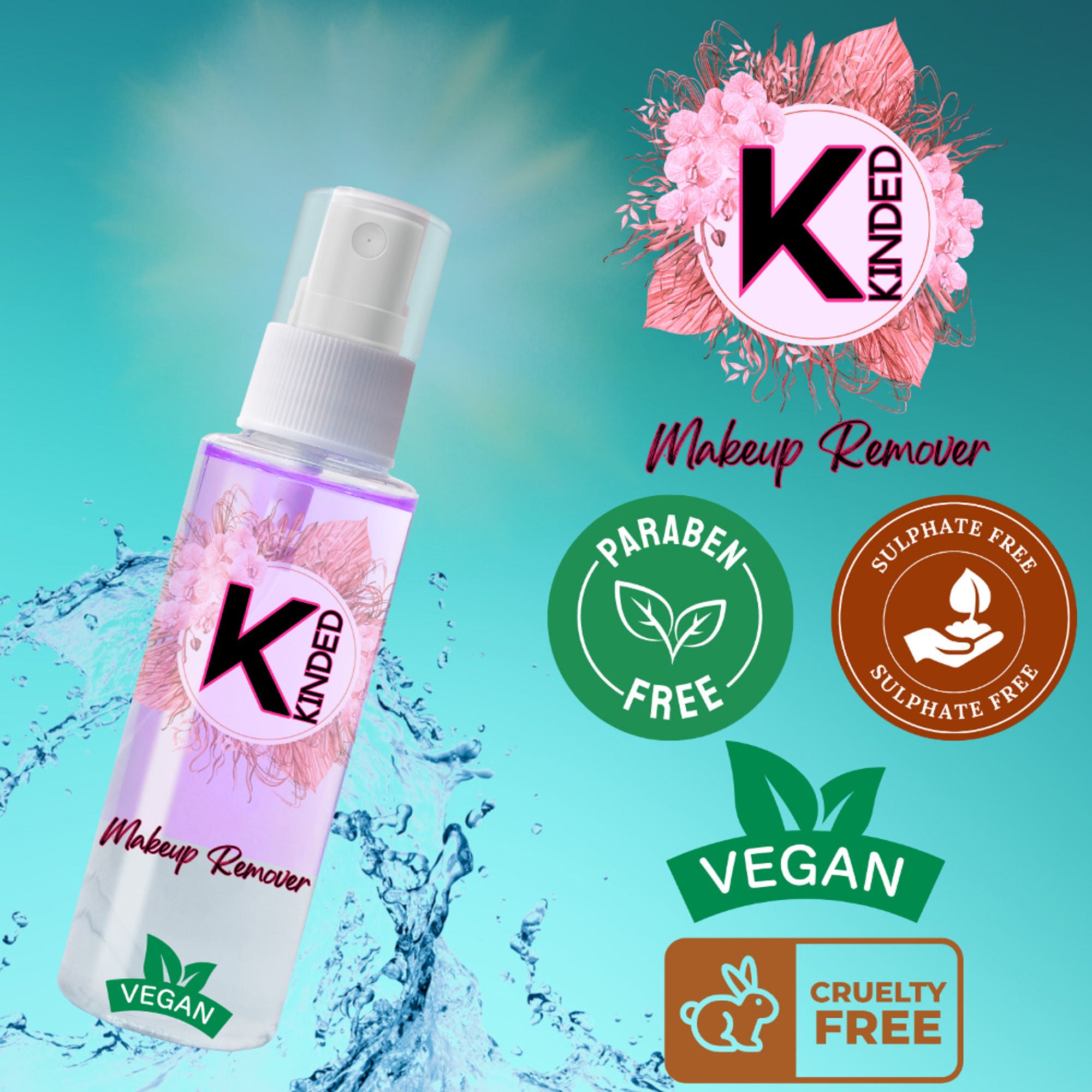 KINDED Makeup Remover   Lilac Purple